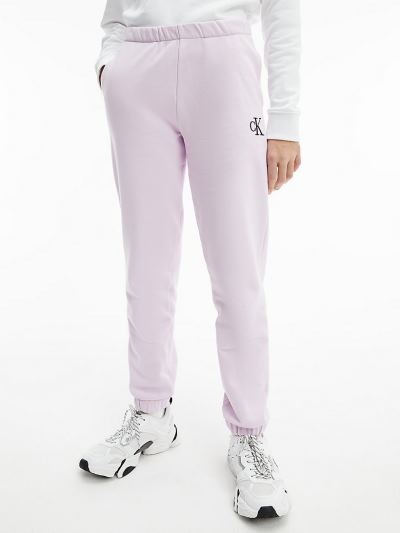 Calvin Klein Ruhák HU981456 | Calvin Klein Relaxed Organic Cotton Lány Jogger Levendula / Rózsaszín